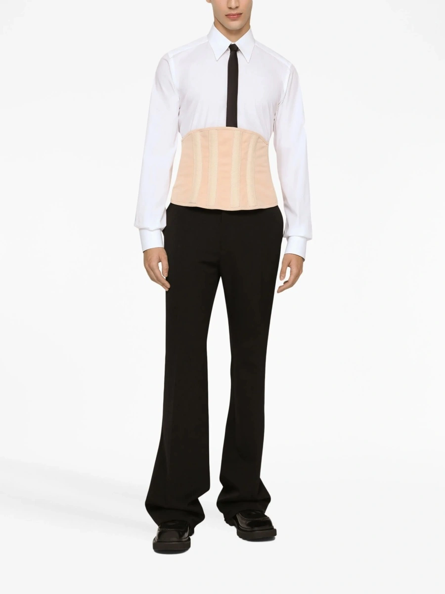Pantaloni drepti Dolce &amp; Gabbana negri - Img 3