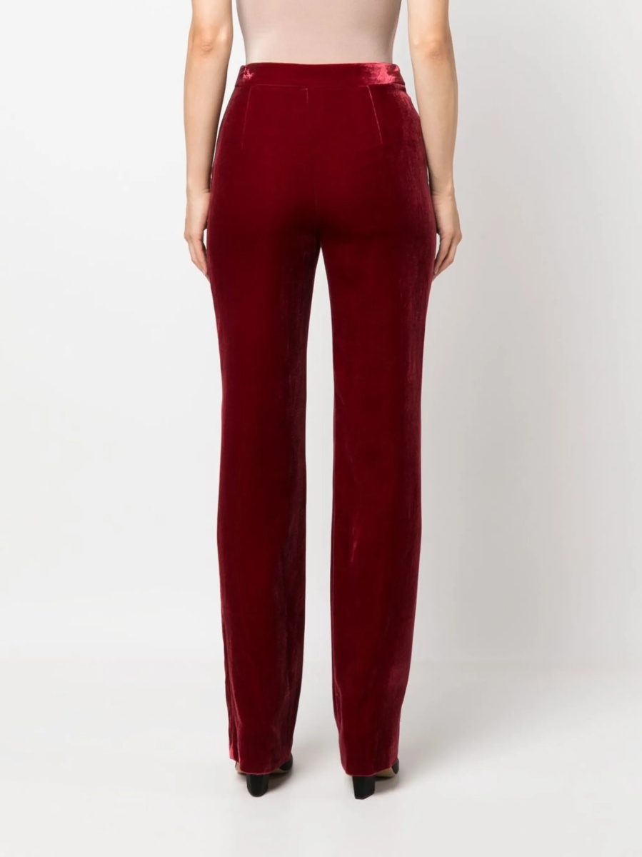 Pantaloni drepti LOVE Moschino rosii - Img 4