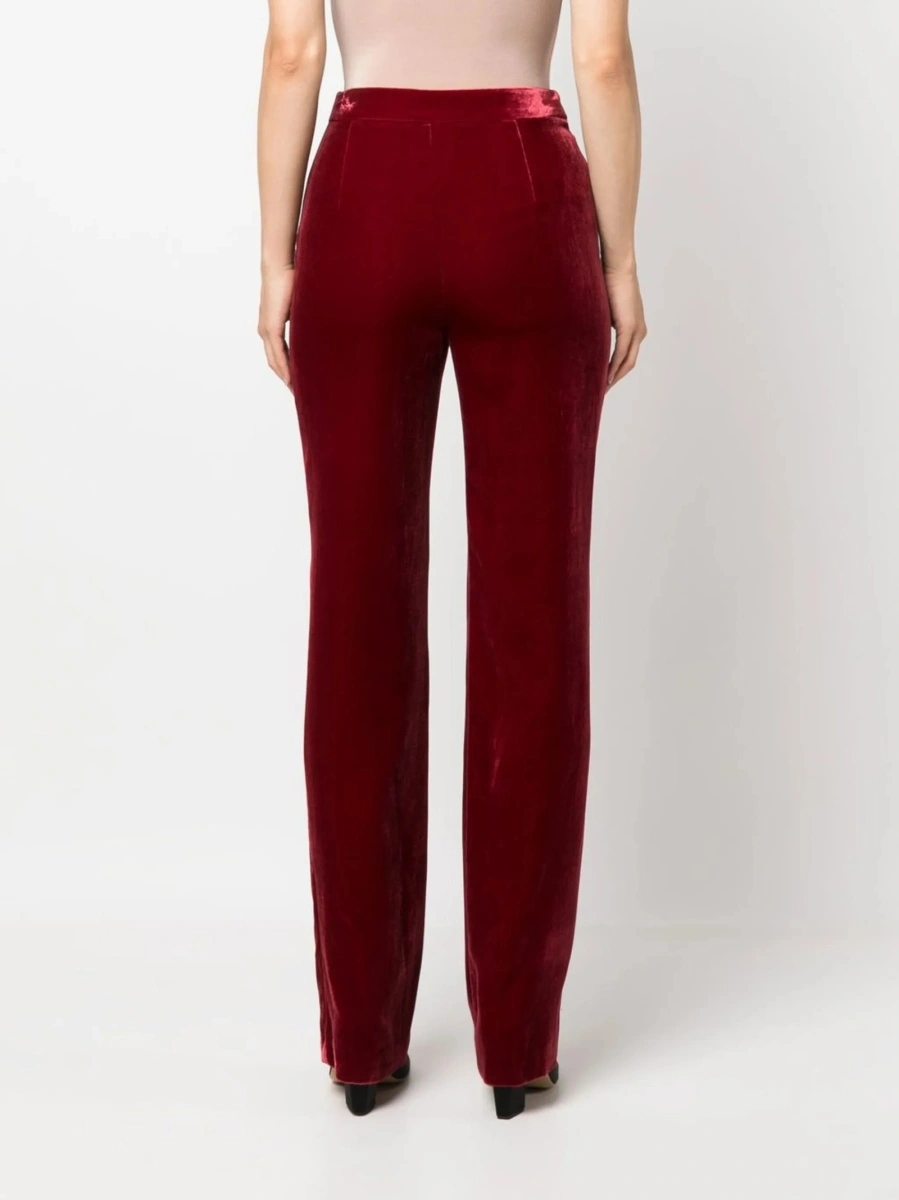 Pantaloni drepti LOVE Moschino rosii - Img 4
