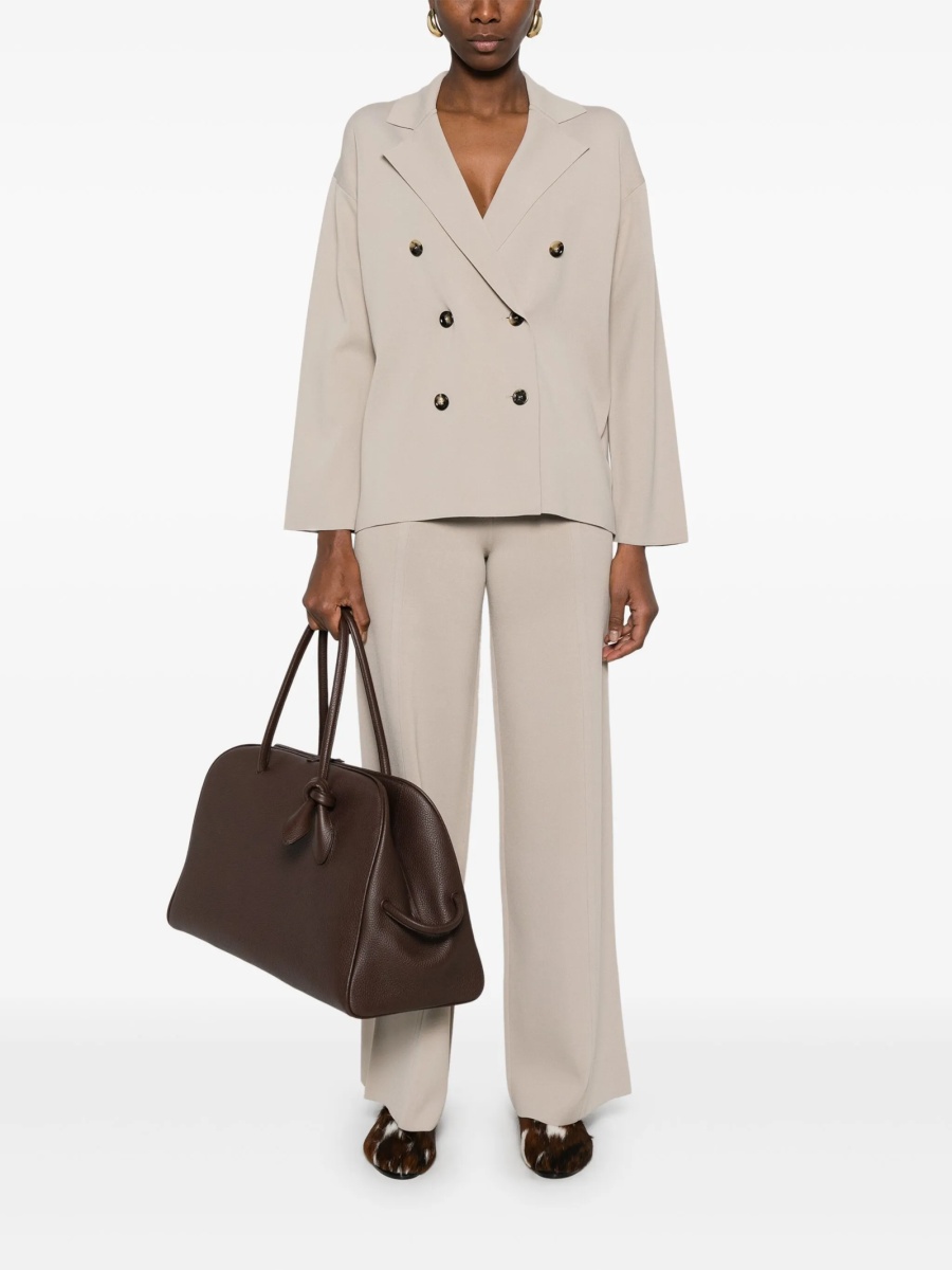 Pantaloni drepti Max Mara neutri - Img 2