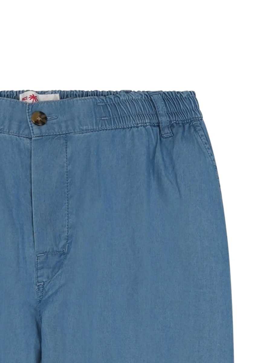 Pantaloni drepti Mc2 Saint Barth albastri - Img 2