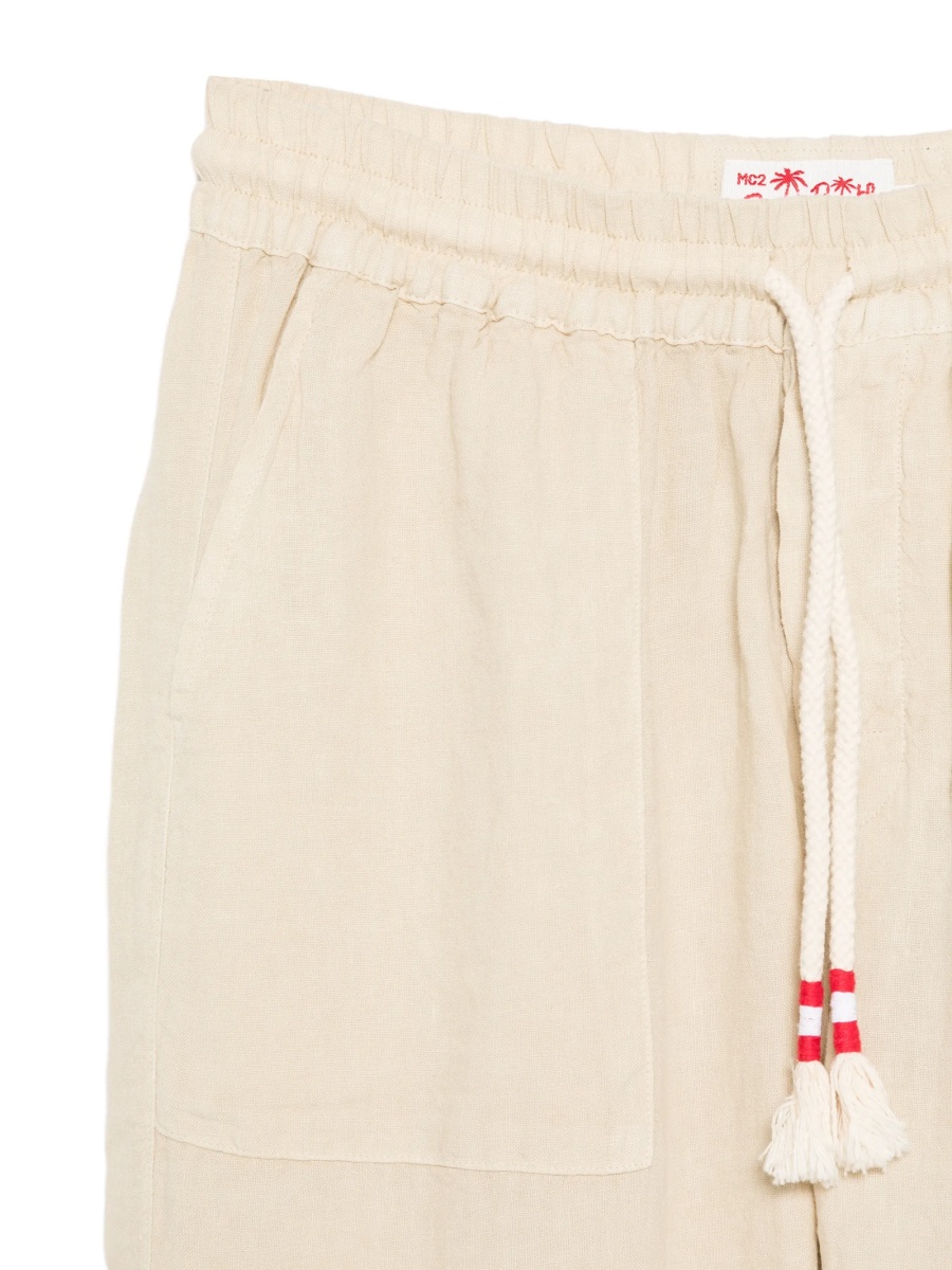 Pantaloni drepti Mc2 Saint Barth neutri - Img 3