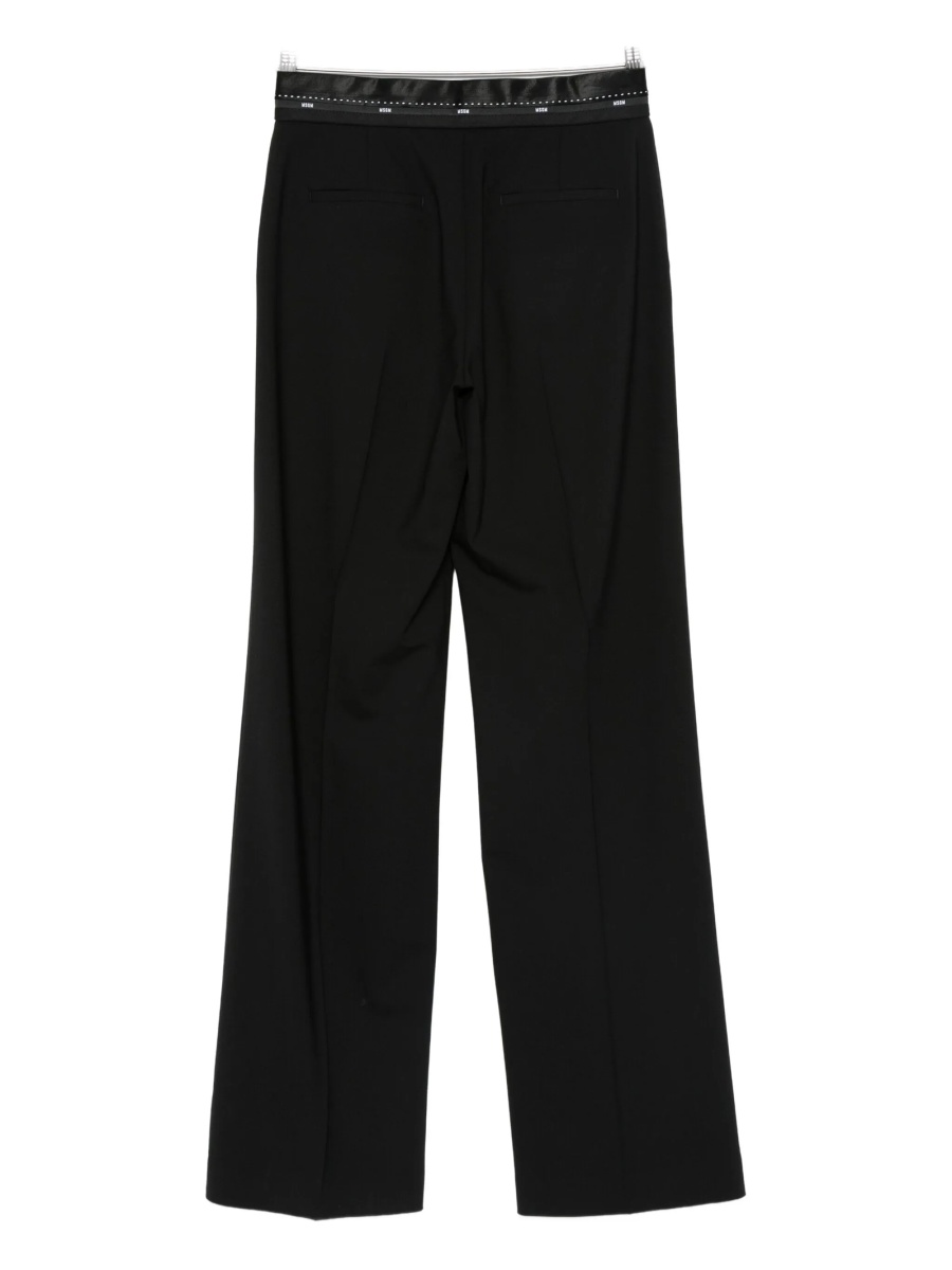 Pantaloni drepti MSGM negri - Img 2