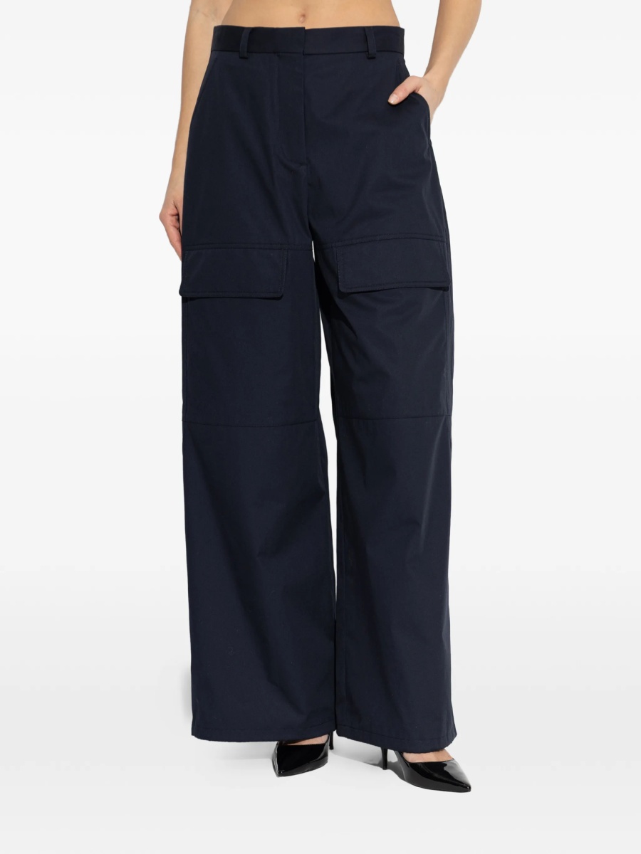 Pantaloni drepti Stella McCartney albastri - Img 3