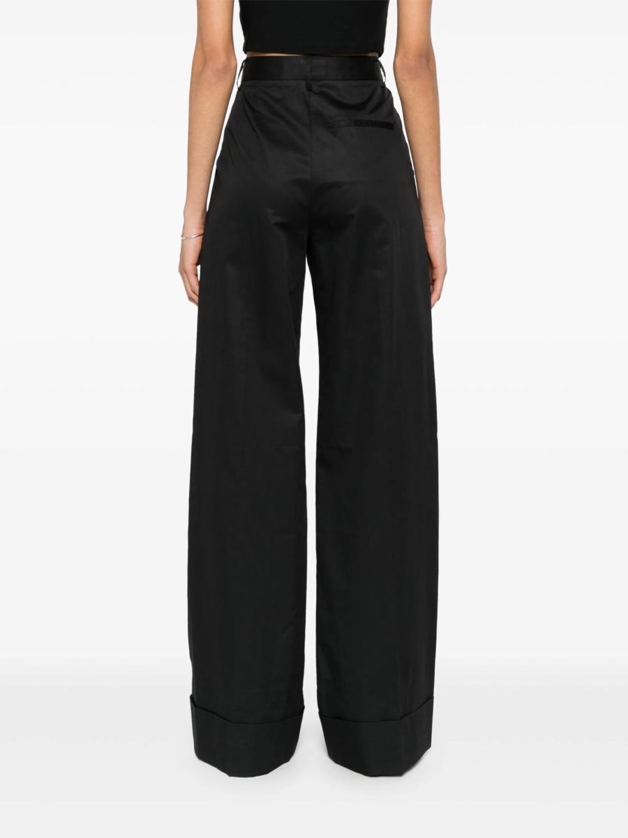 Pantaloni drepti Stella McCartney negri - Img 4