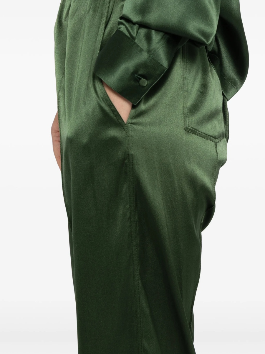 Pantaloni drepti Tom Ford verzi - Img 5