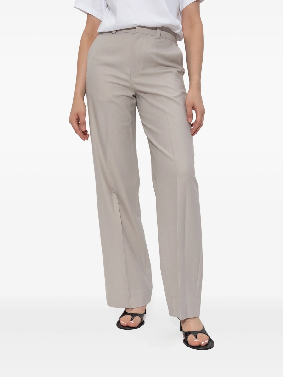Pantaloni drepti Victoria Beckham neutri - Img 3