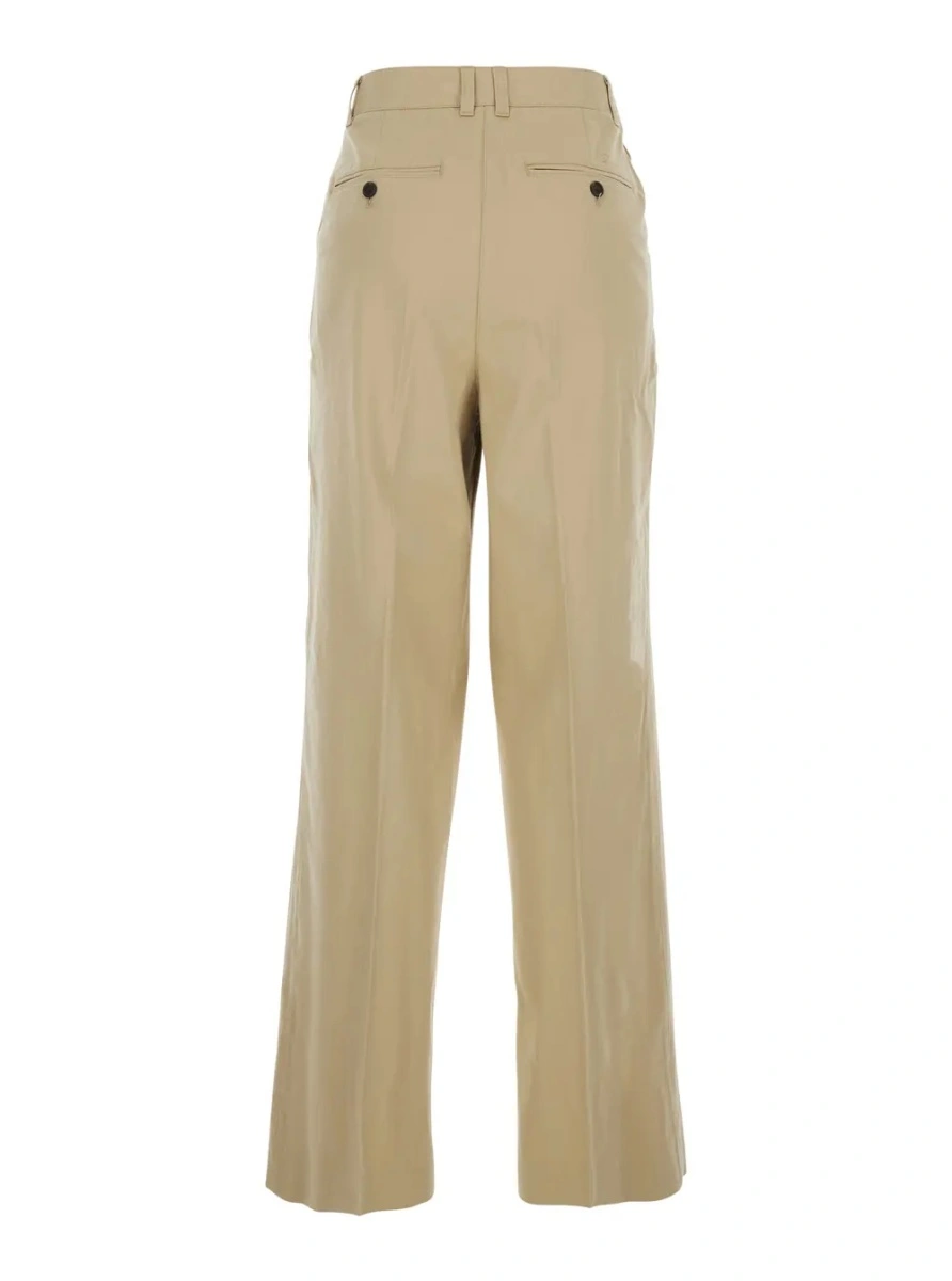 Pantaloni DUNST bej din bumbac - Img 2