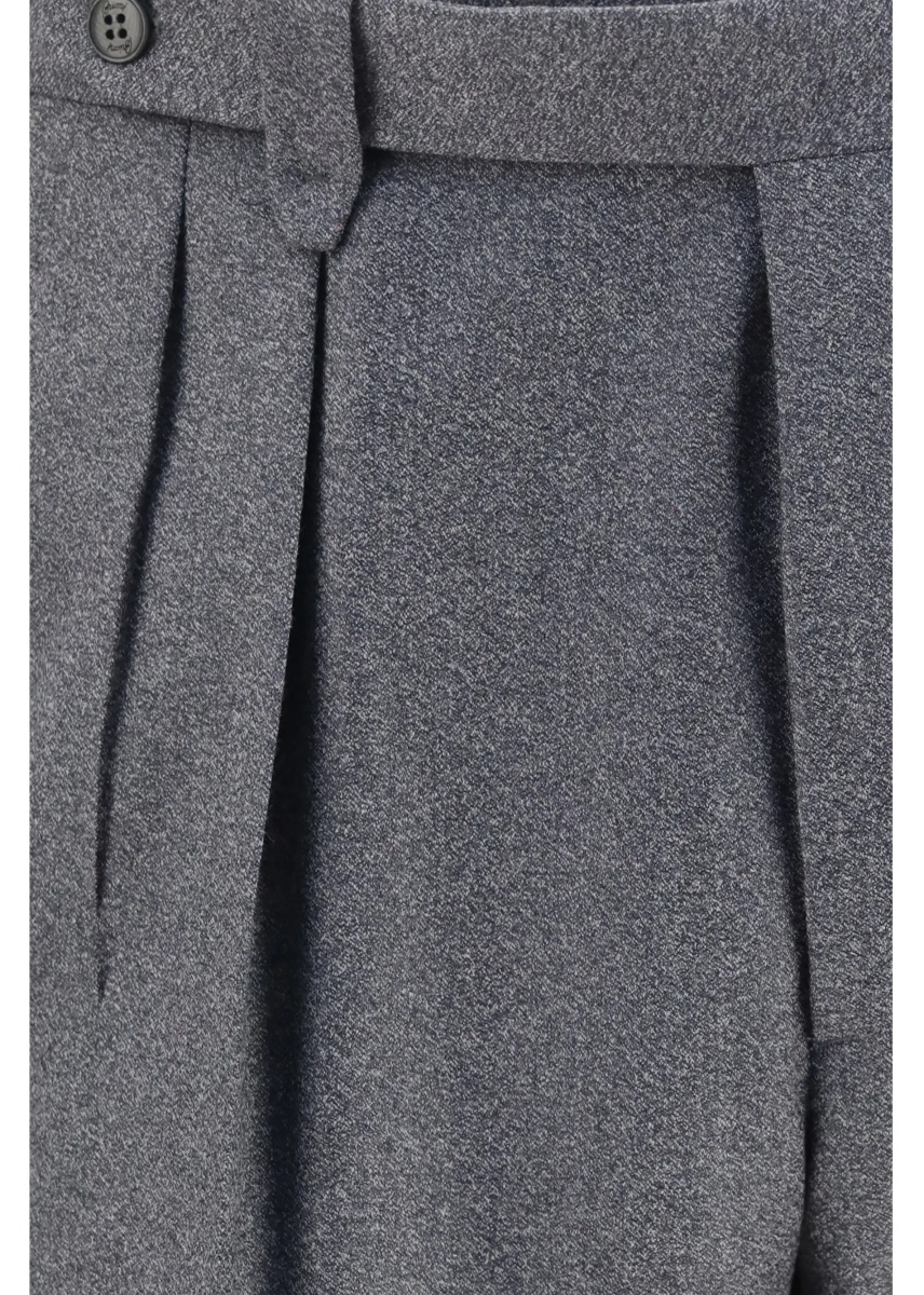Pantaloni Elba Trousers in silk, cashmere and linen - Img 3