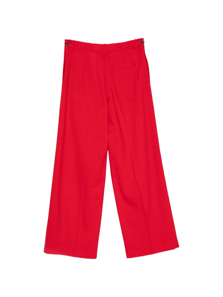 Pantaloni eleganti ALYSI rosii - Img 2