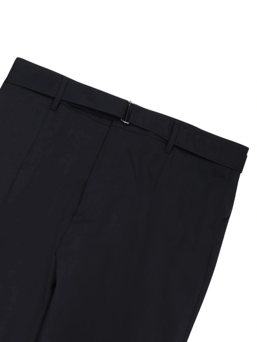 Pantaloni eleganti Be able albastri - Img 2