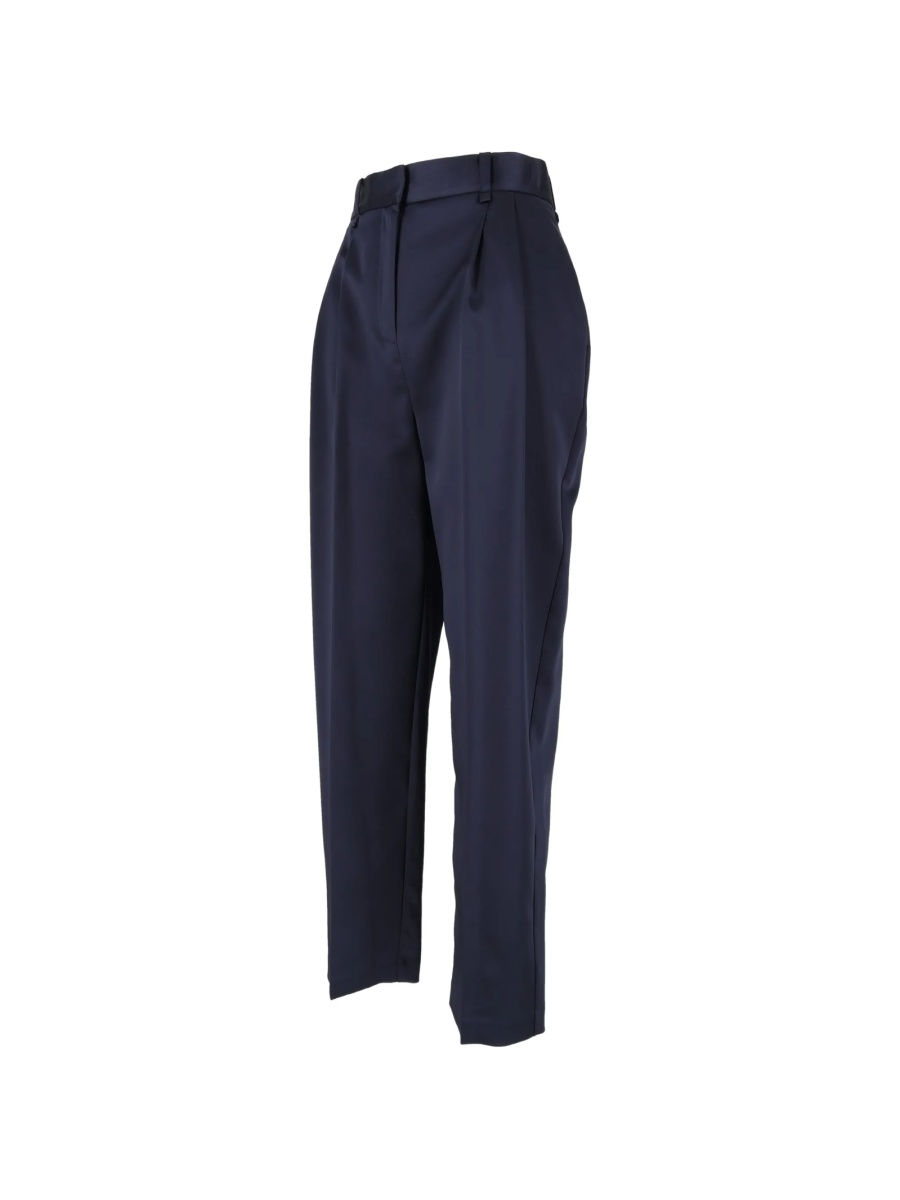 Pantaloni eleganti Elisabetta Franchi albastri - Img 3