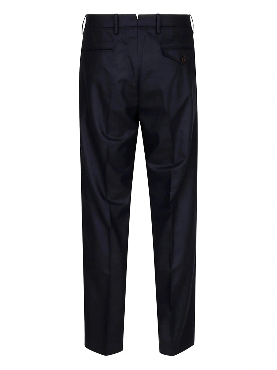 Pantaloni eleganti HINDUSTRIE albastri - Img 2
