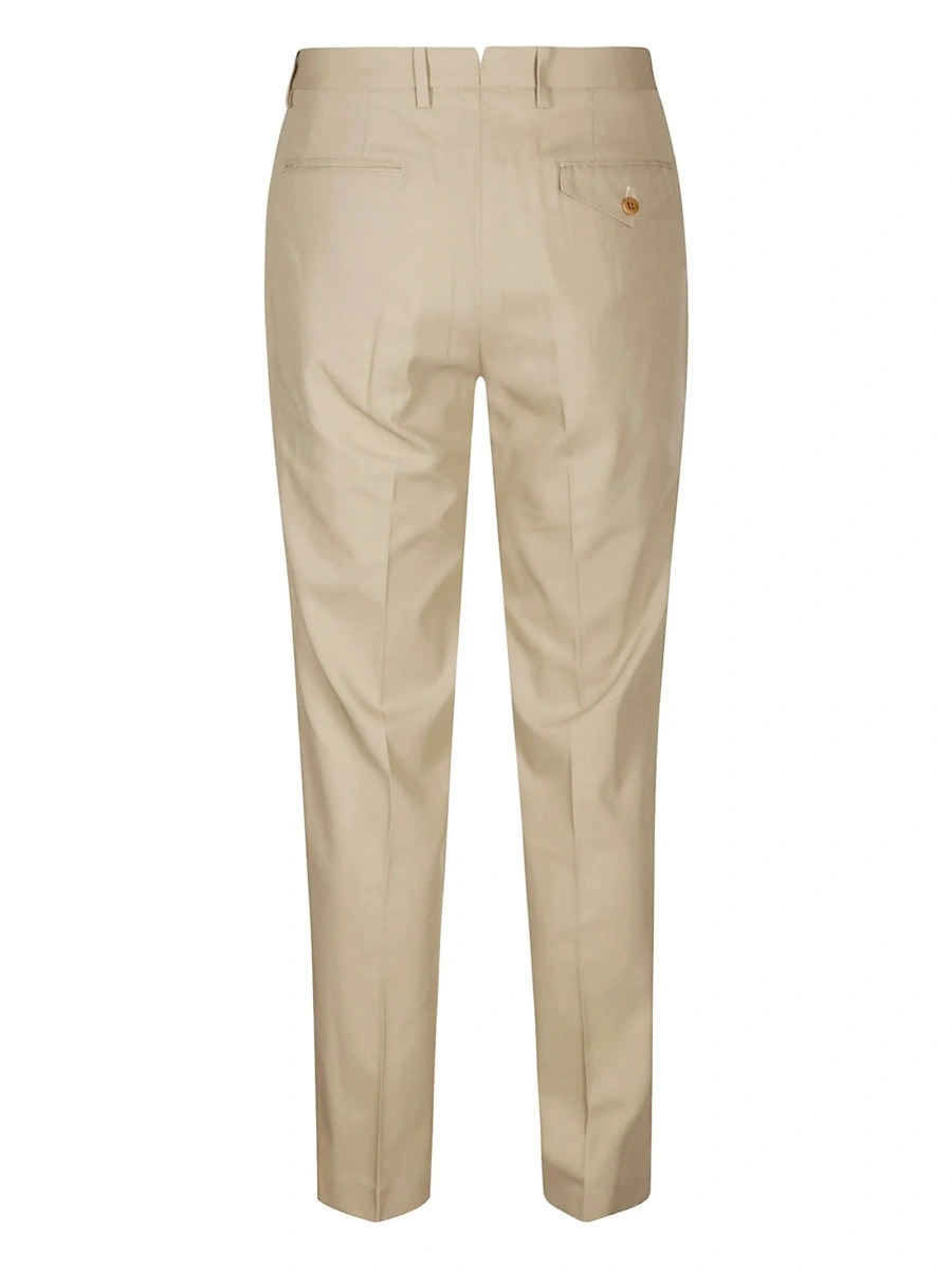 Pantaloni eleganti HINDUSTRIE maro - Img 2