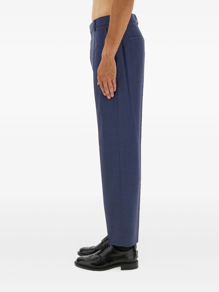 Pantaloni eleganti Hugo Boss albastri - Img 3