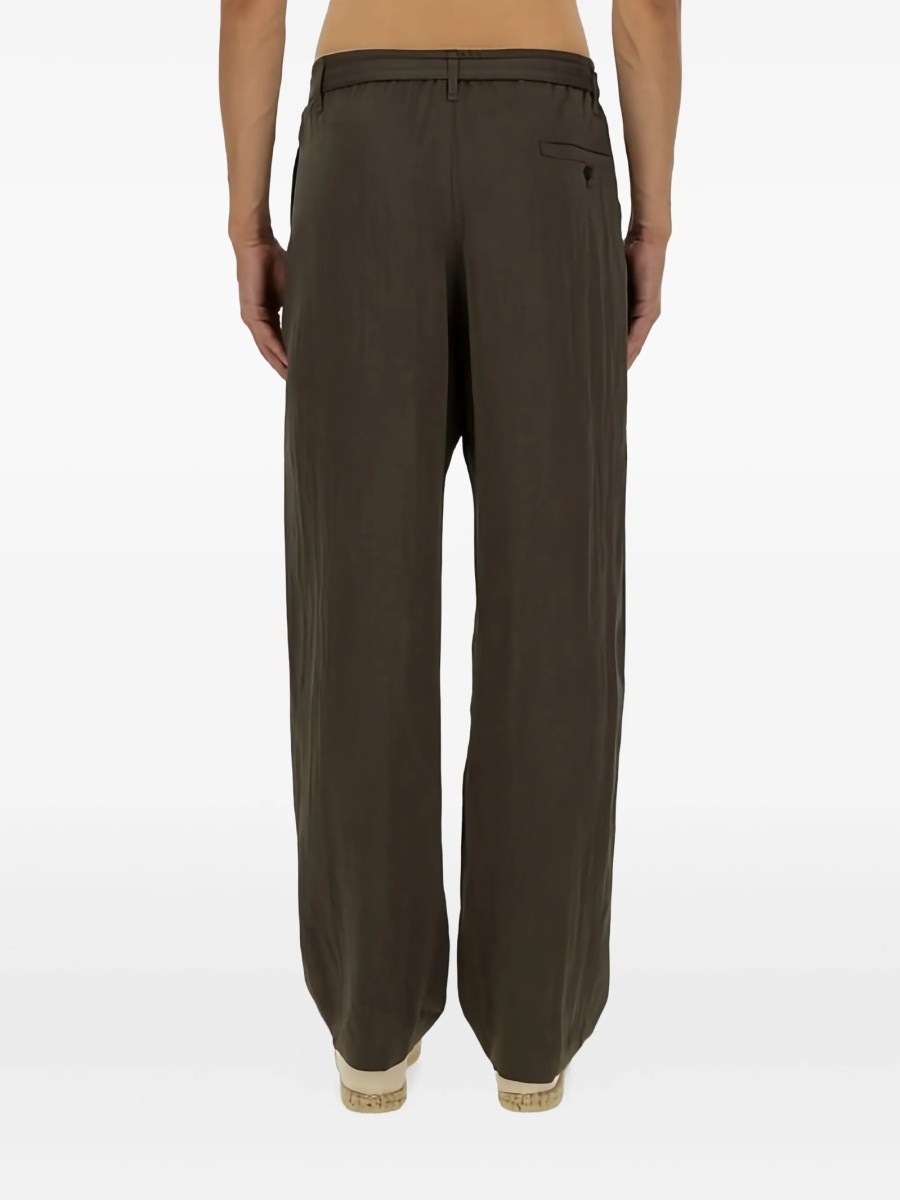 Pantaloni eleganti LEMAIRE maro - Img 3