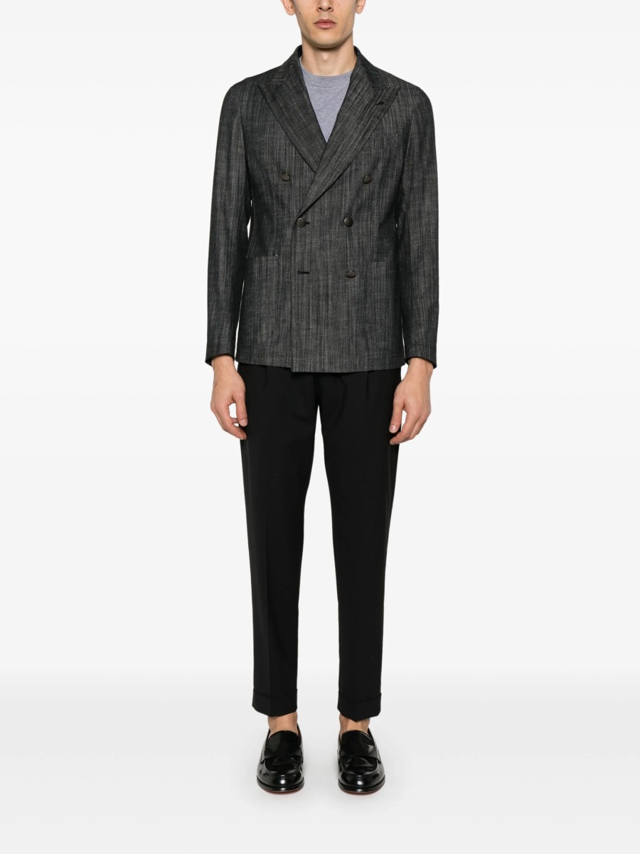 Pantaloni eleganti PT TORINO negri - Img 2
