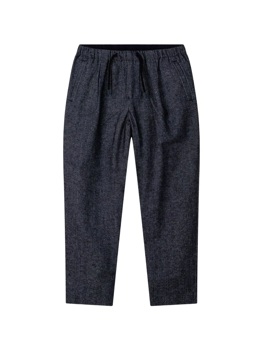 Pantaloni EMPORIO ARMANI KIDS albastri din bumbac - Img 5