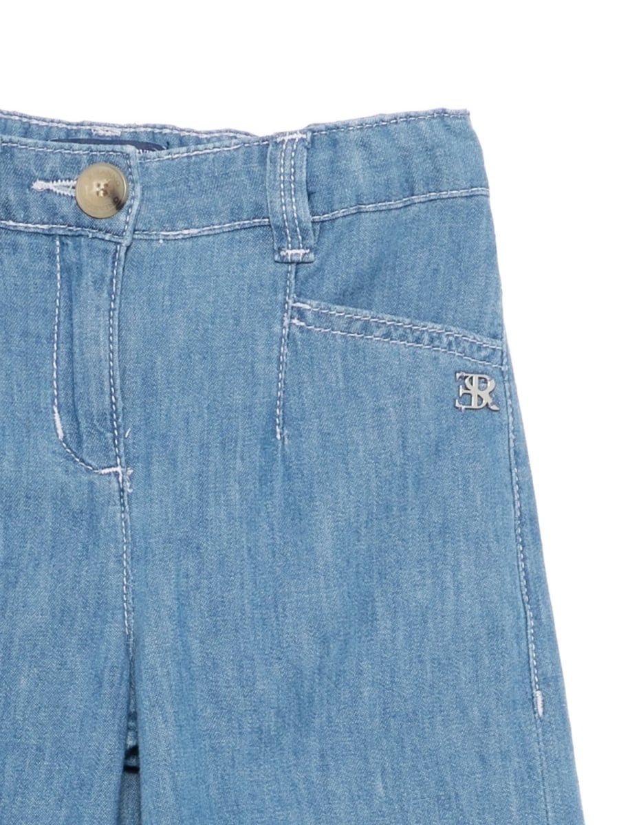 Pantaloni Ermanno Scervino Kids albastri - Img 3
