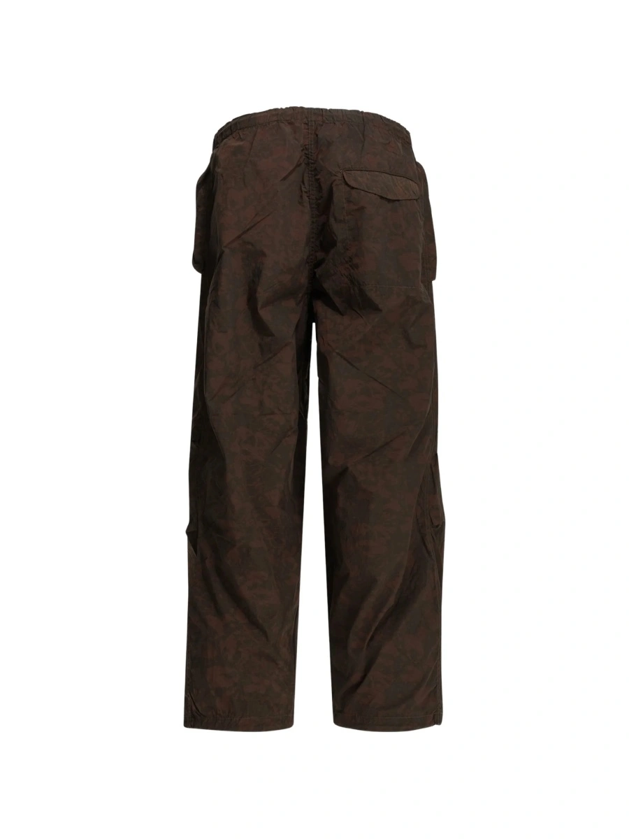 Pantaloni evazati Beams Plus maro - Img 2
