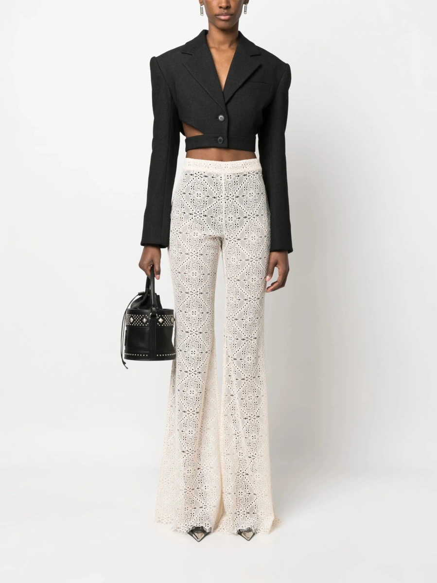 Pantaloni evazati DSQUARED2 neutri - Img 2