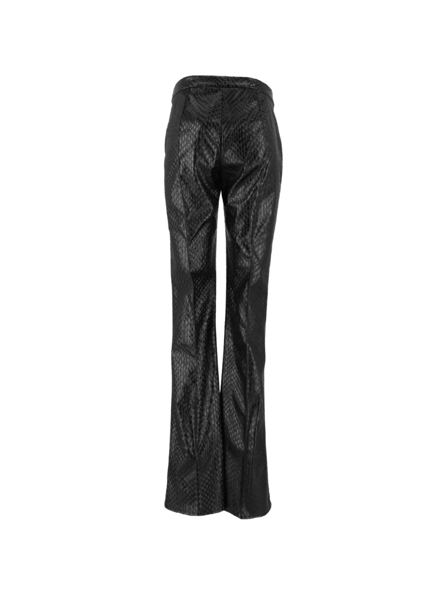 Pantaloni evazati Elisabetta Franchi negri - Img 2