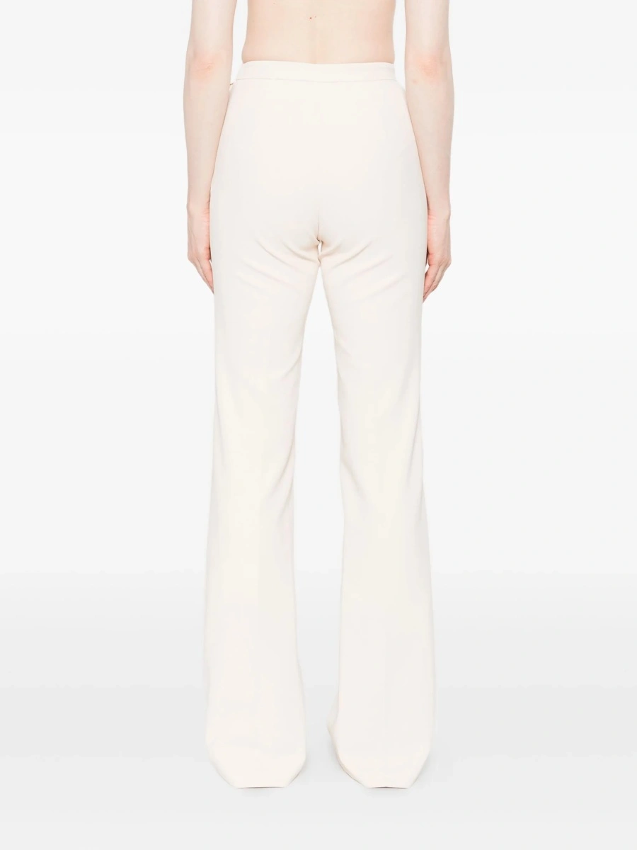 Pantaloni evazati Elisabetta Franchi neutri - Img 4