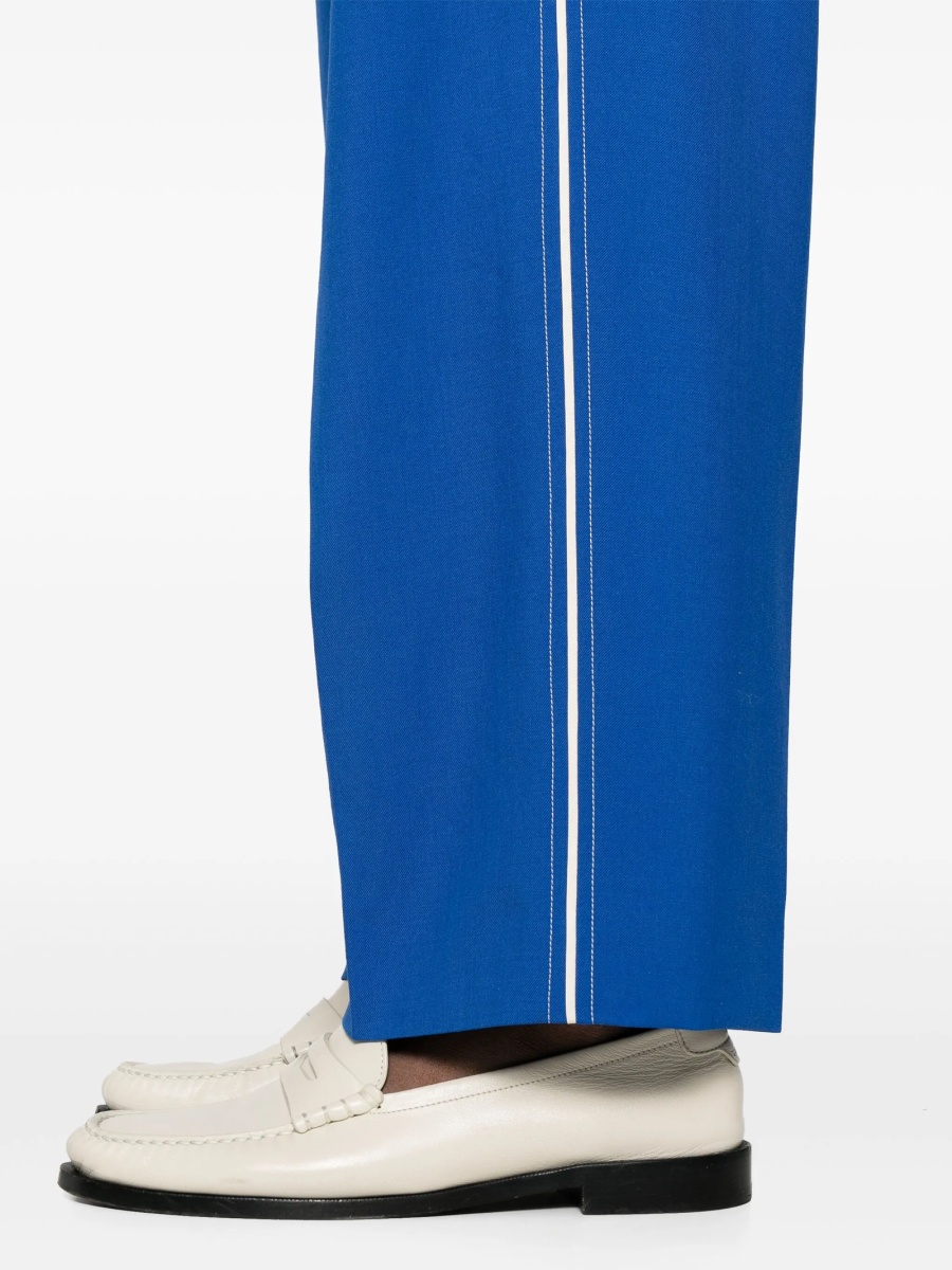 Pantaloni evazati Gucci albastri - Img 5