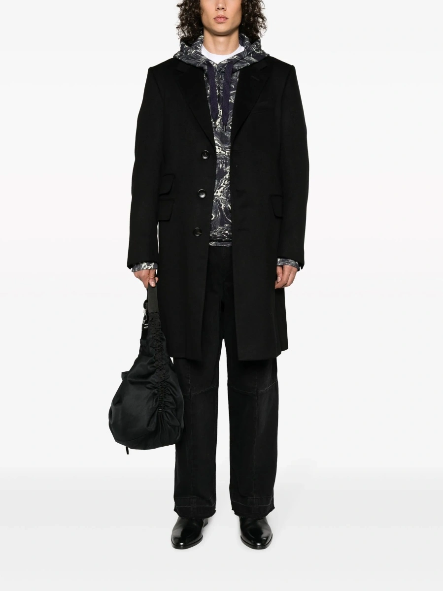 Pantaloni evazati Isabel Marant negri din bumbac - Img 2