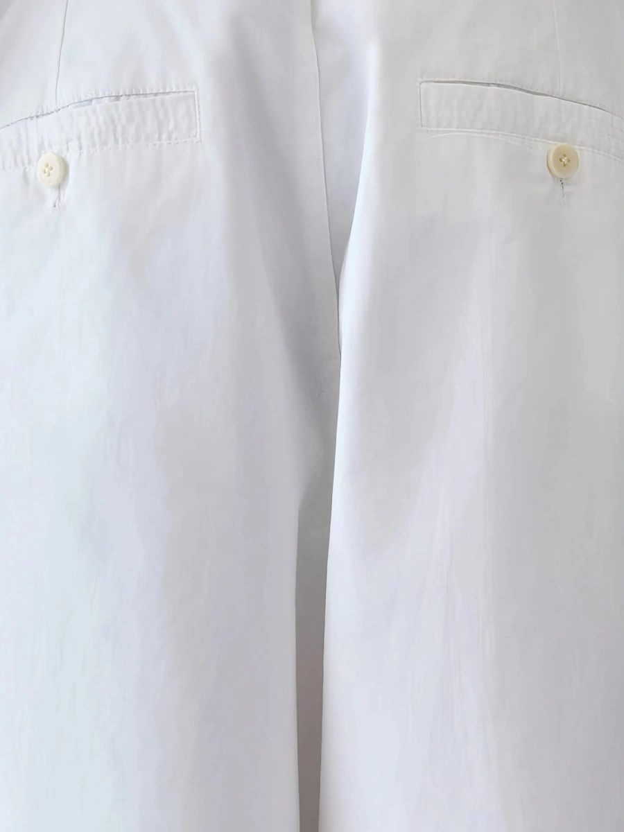 Pantaloni evazati JACQUEMUS albi - Img 3