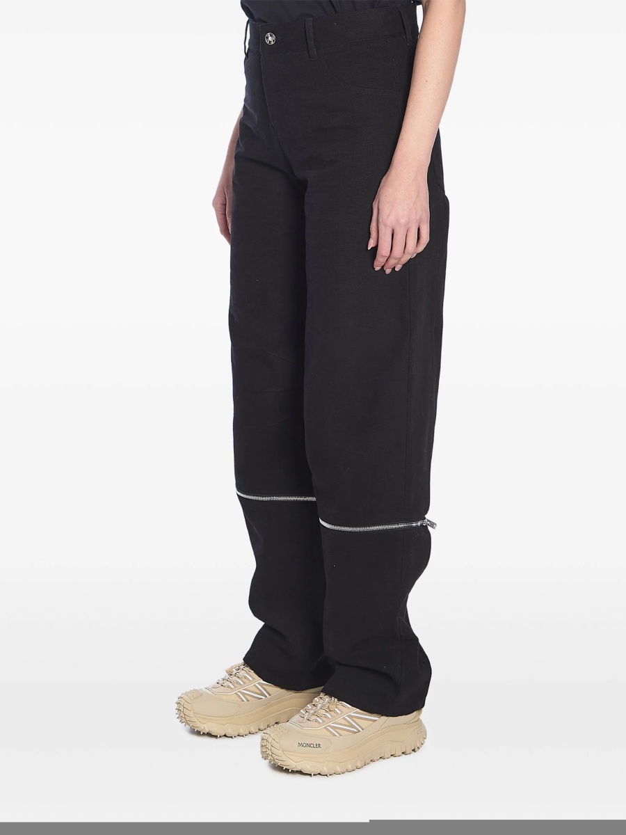 Pantaloni evazati MONCLER WILLOW SMITH negri - Img 2