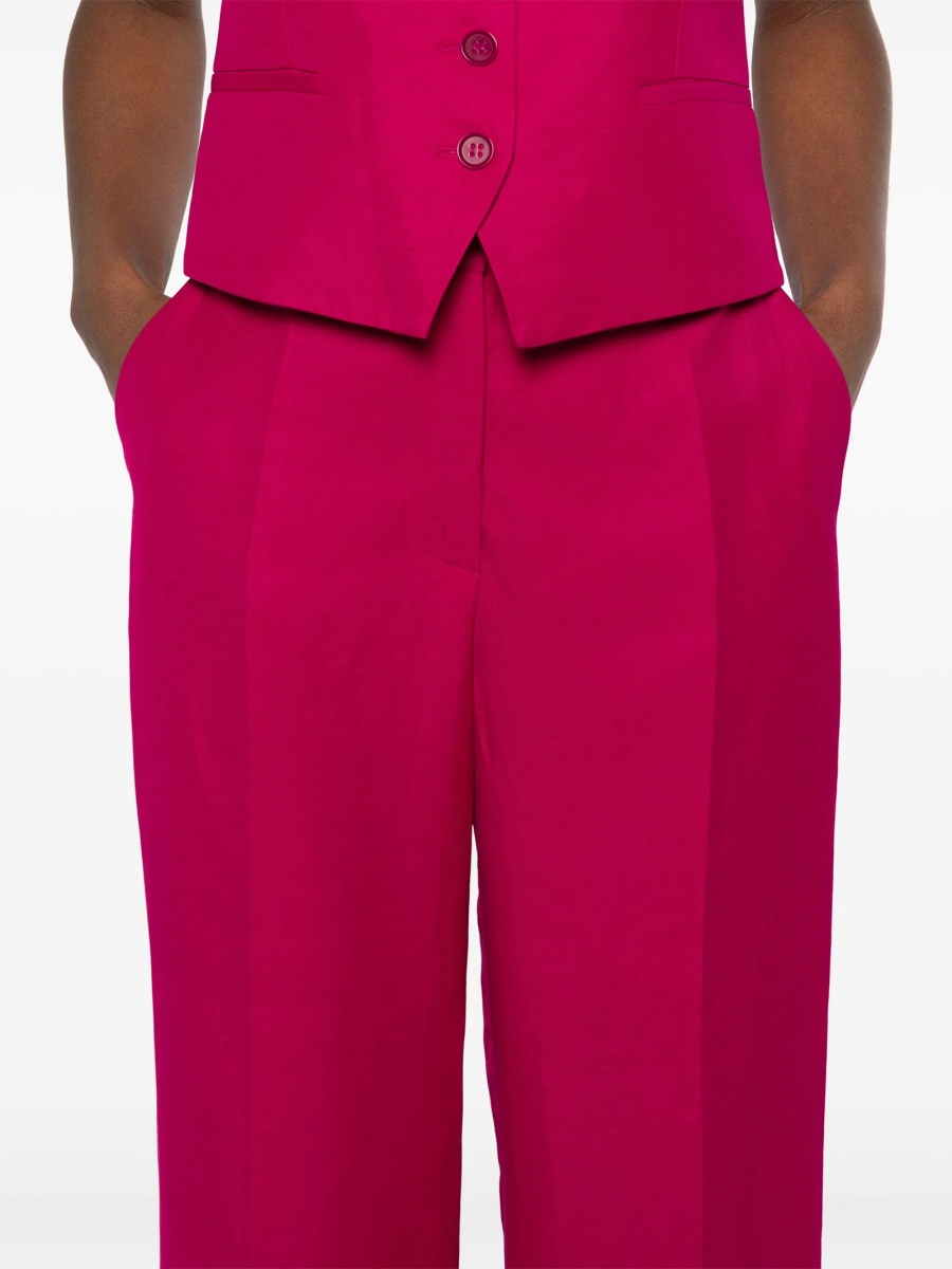 Pantaloni evazati P.A.R.O.S.H. roz - Img 5