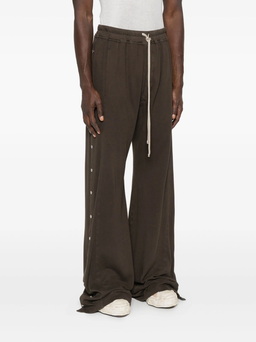 Pantaloni evazati Rick Owens maro - Img 3