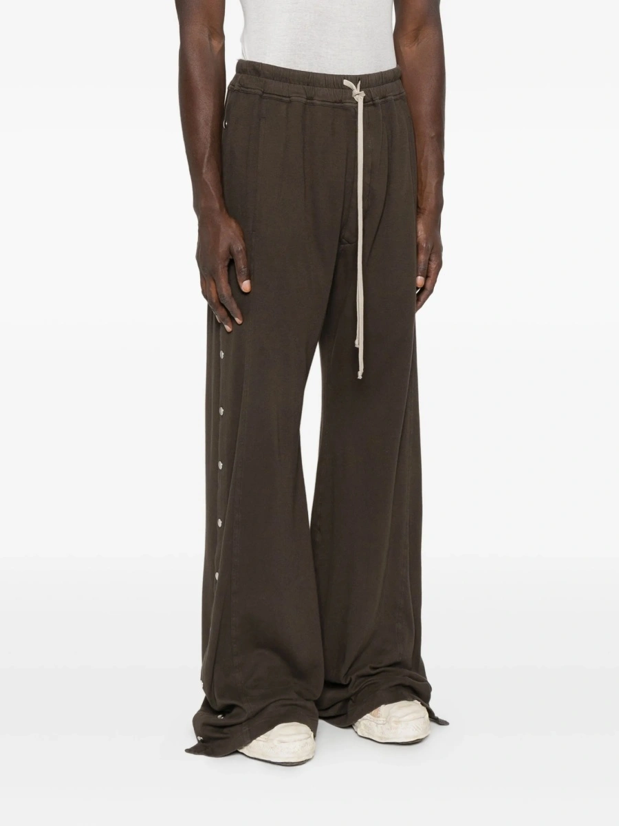 Pantaloni evazati Rick Owens maro - Img 3