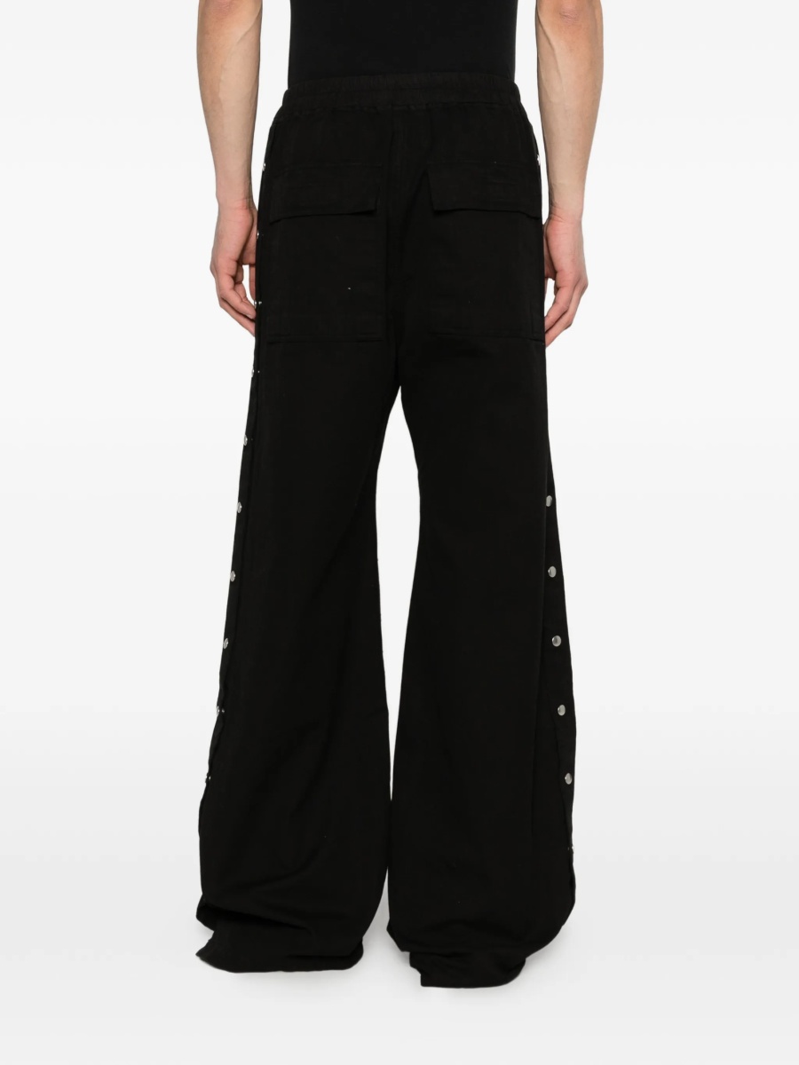 Pantaloni evazati Rick Owens negri - Img 4