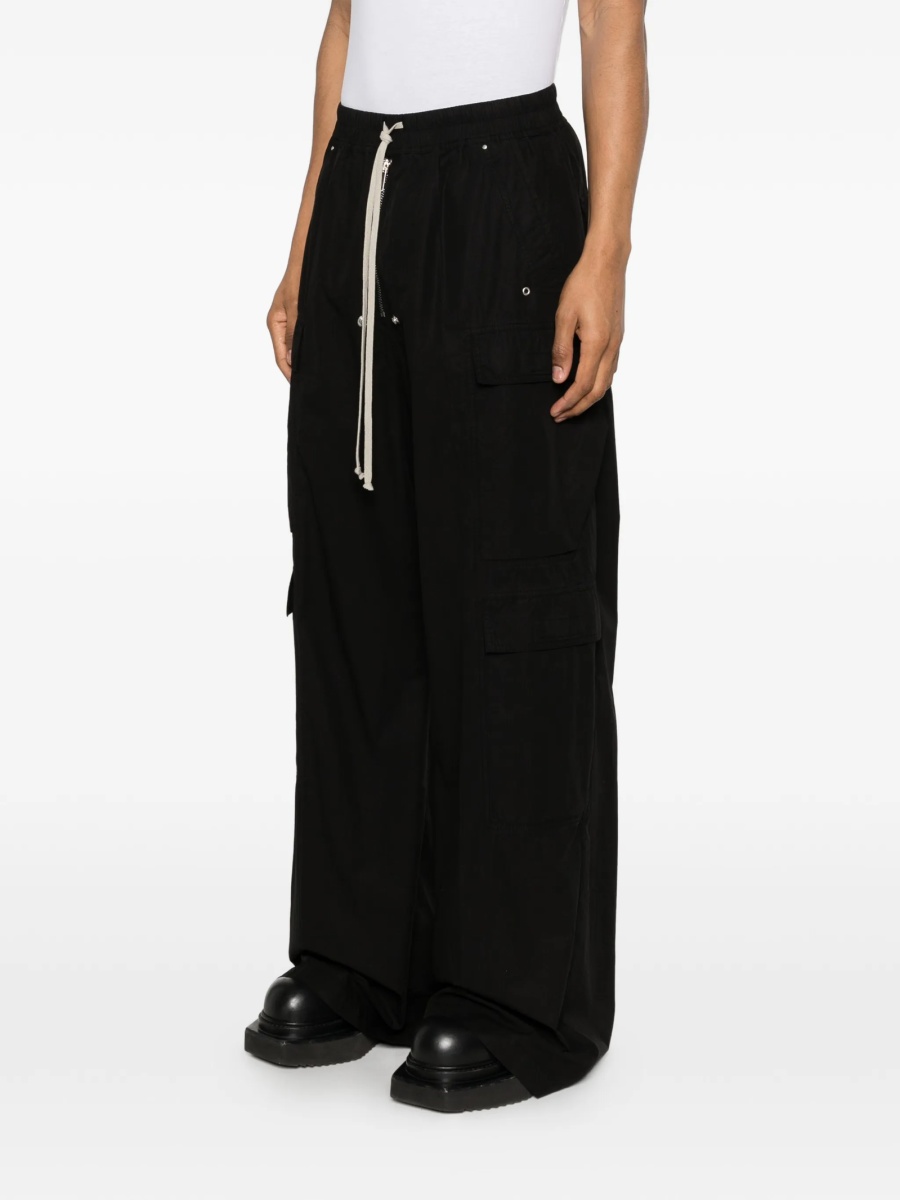 Pantaloni evazati Rick Owens negri - Img 3