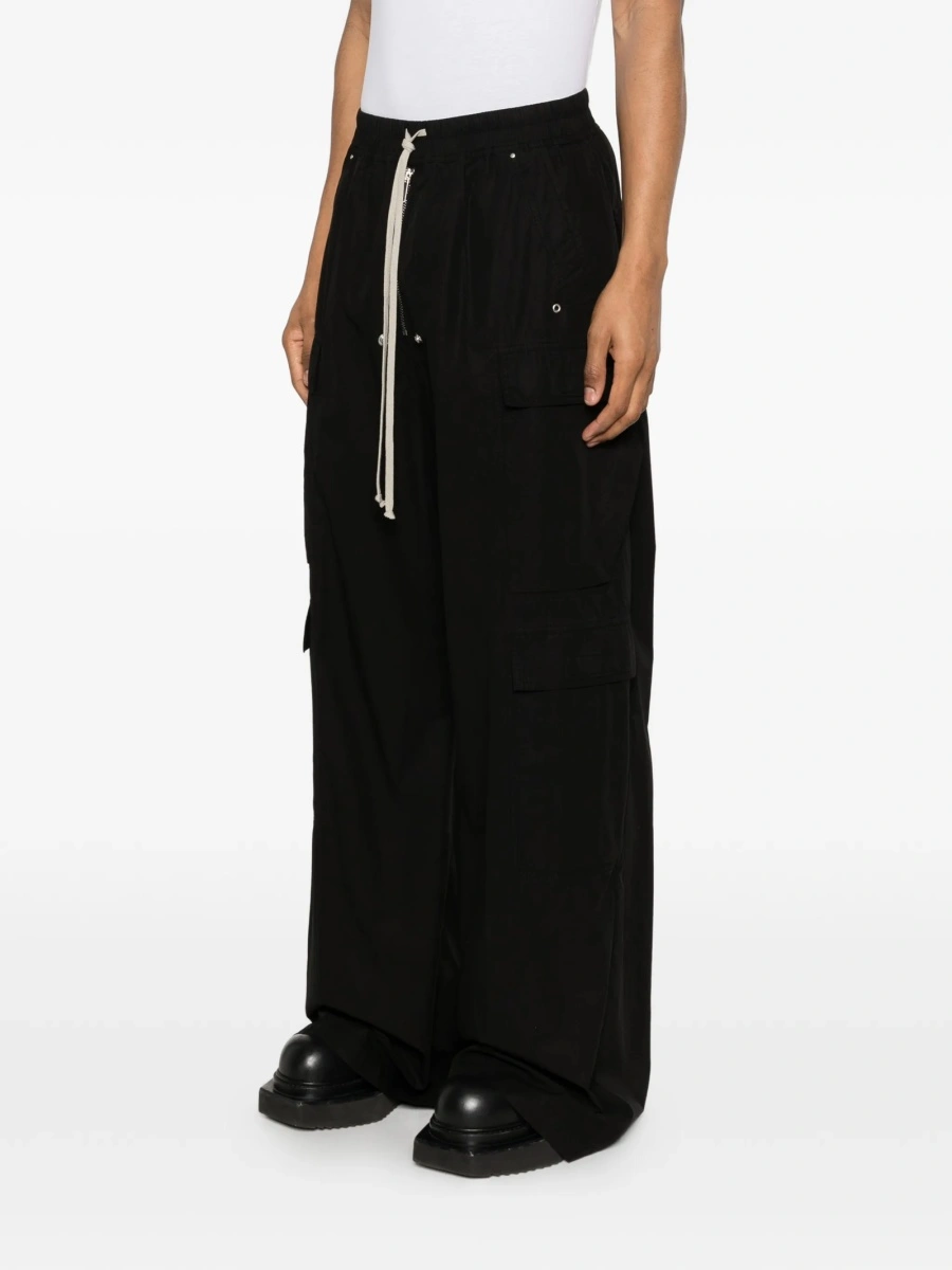 Pantaloni evazati Rick Owens negri - Img 3