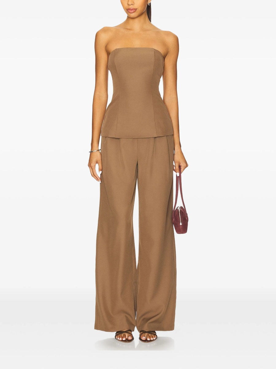 Pantaloni evazati Selia Richwood maro - Img 2