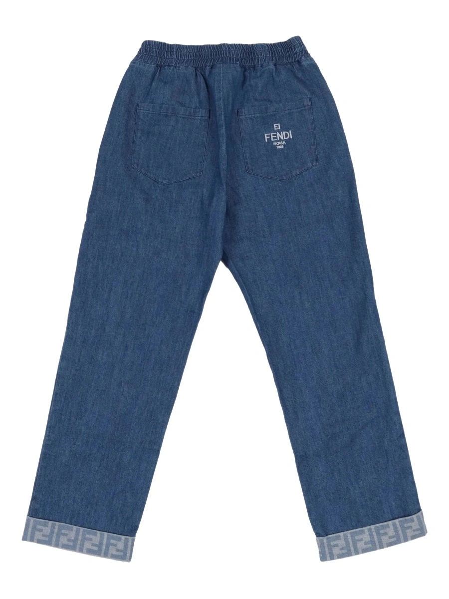 Pantaloni Fendi albastri - Img 2
