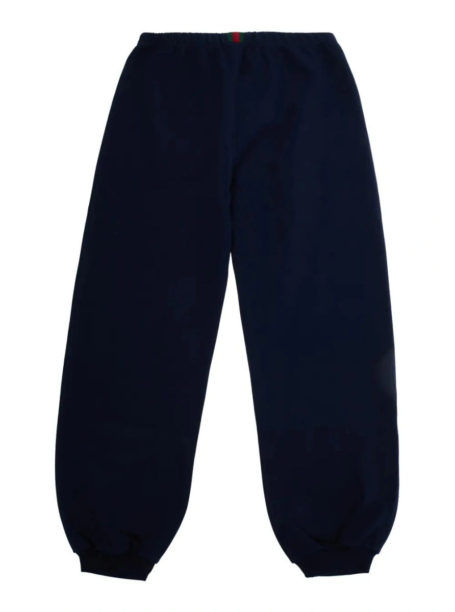 Pantaloni Gucci albastri din bumbac - Img 2