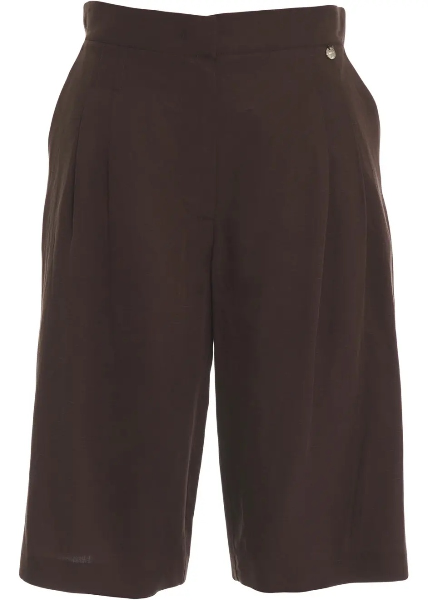 Pantaloni Linen blend bermuda shorts - Img 2