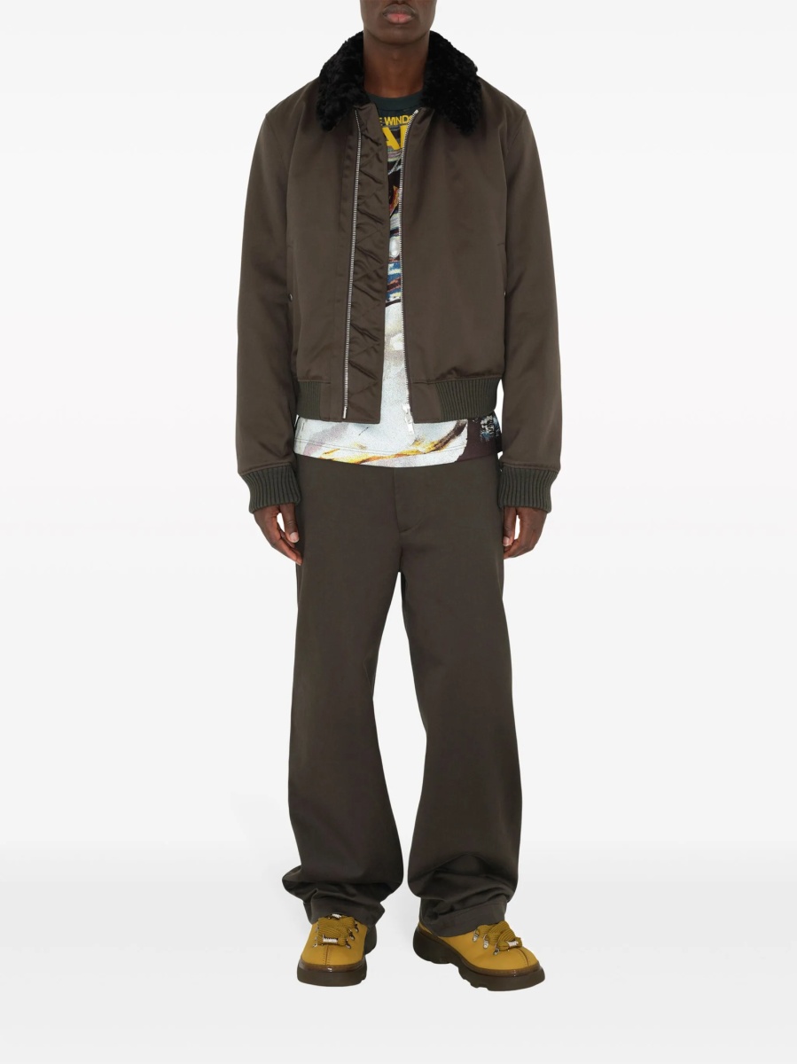 Pantaloni loose fit Burberry maro - Img 2
