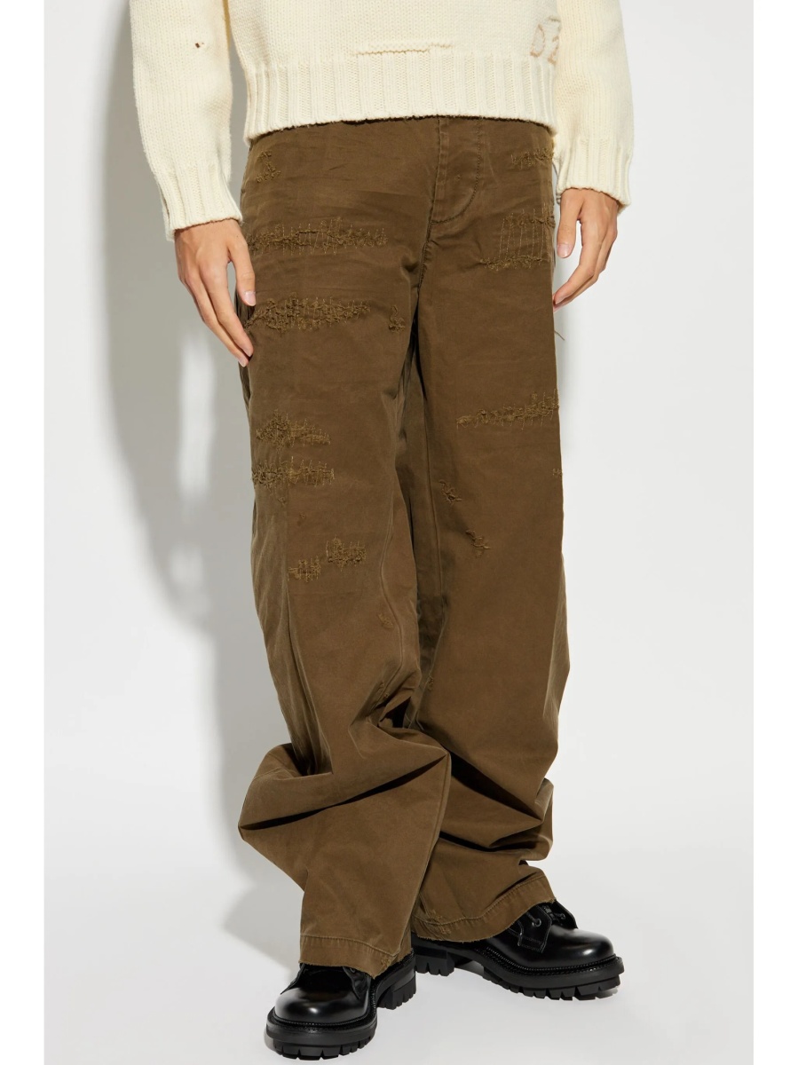 Pantaloni loose fit DSQUARED2 maro - Img 3