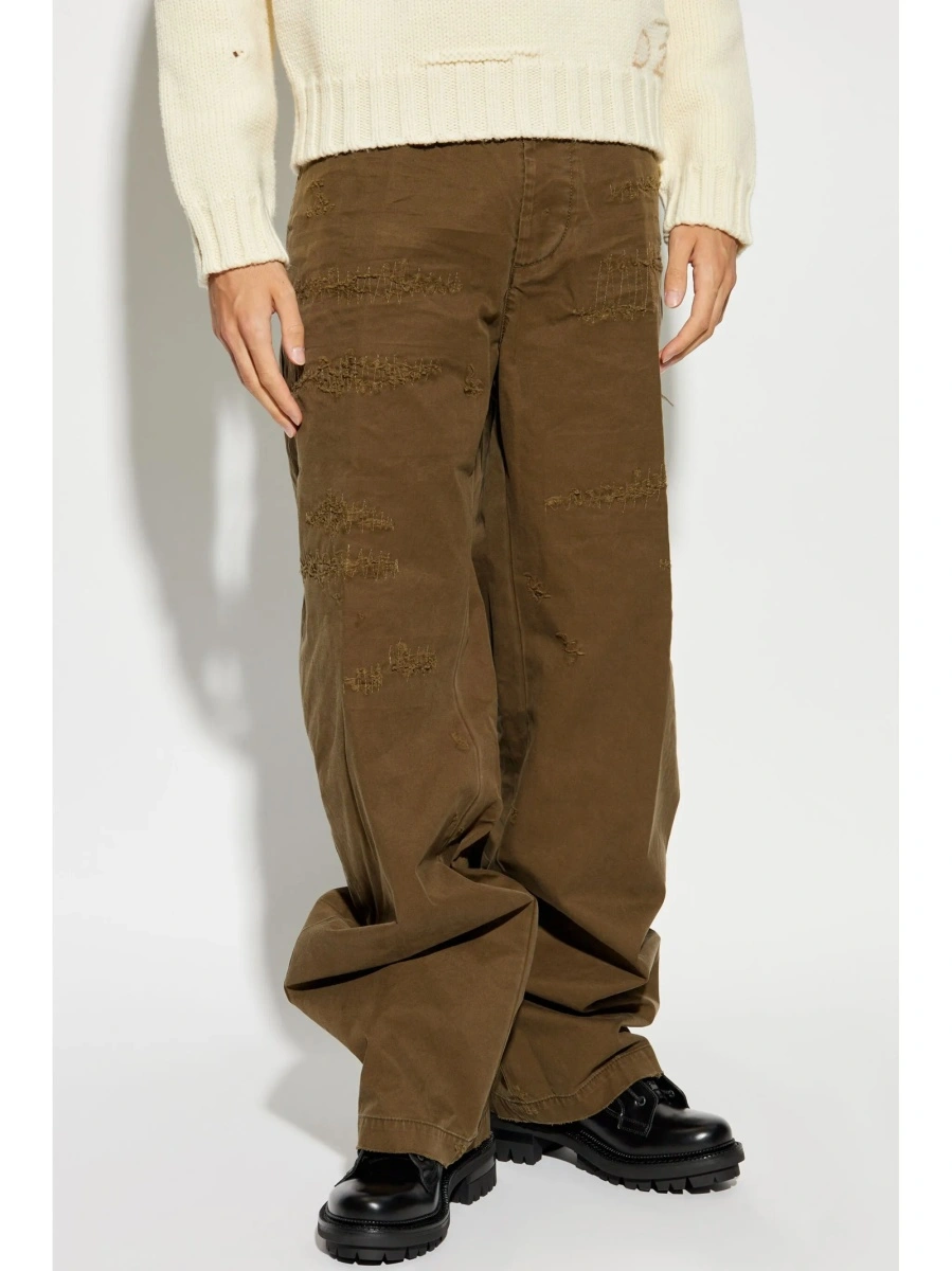 Pantaloni loose fit DSQUARED2 maro - Img 3