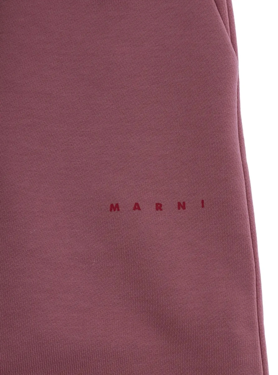 Pantaloni Marni roz din bumbac - Img 3