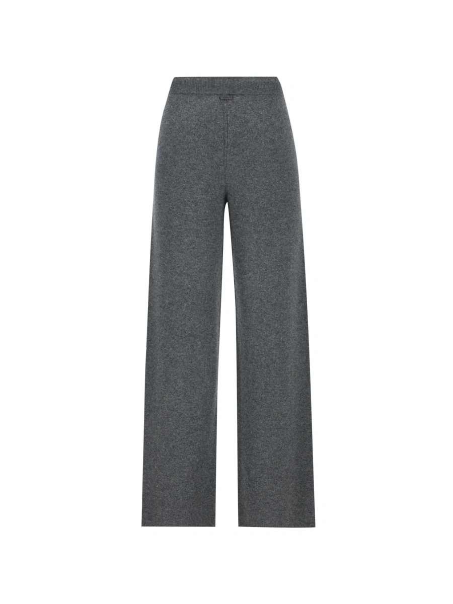 Pantaloni Max Mara gri din casmir - Img 4