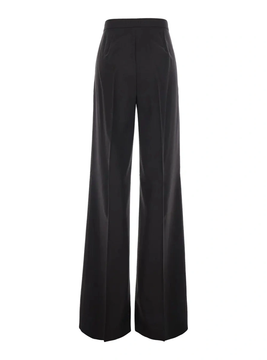 Pantaloni Max Mara maro din lana - Img 2