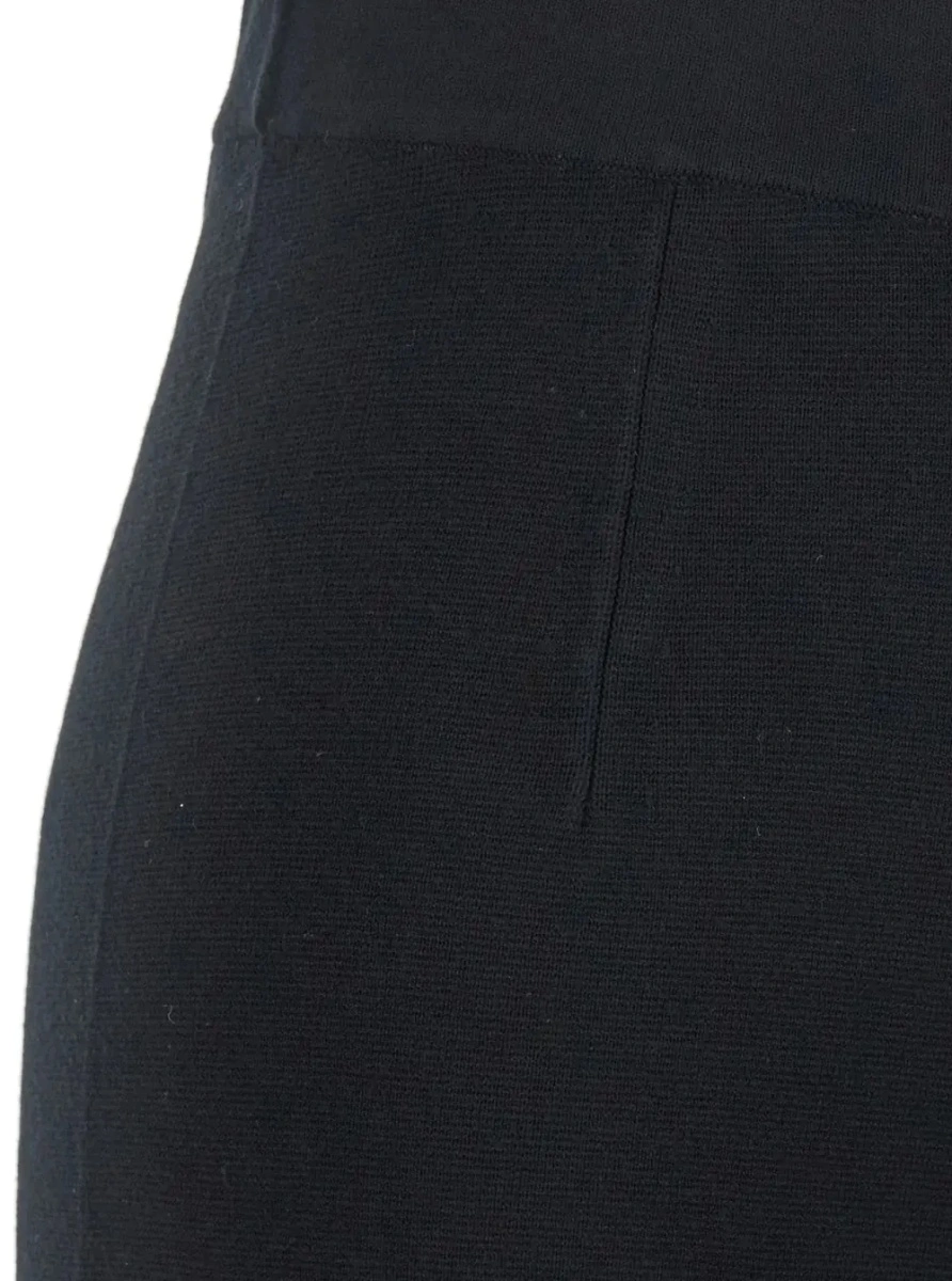 Pantaloni MaxMara Studio negri din vascoza - Img 3