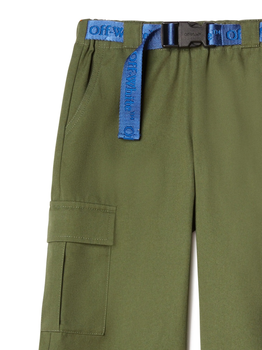 Pantaloni Off-White verzi - Img 3
