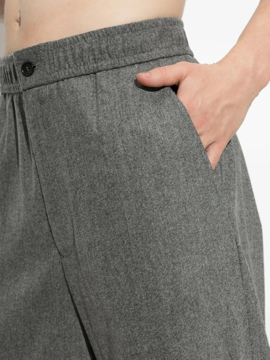 Pantaloni Oversized Pants in wool and cashmere with denim effect - Img 7